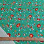 Andalea turquoise decorative fabric