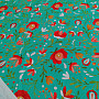 Andalea turquoise decorative fabric