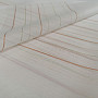 Voile curtain green-copper stripes