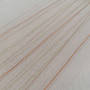 Voile curtain green-copper stripes