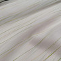 Voile curtain green-beige stripes