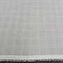 Voile curtain white check with cream thread