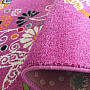 Children's carpet MONDO 114 butterflies - pink