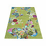 Children's carpet MONDO 114 butterflies - green