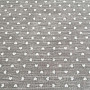 Decorative fabric Naira hearts gray