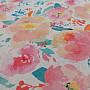 Decorative fabric Pastel flowers