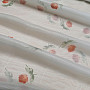 Light cream voile curtain - roses