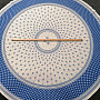 Round tablecloth - blue folklore Ø 175 cm