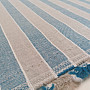 Decorative fabric Trebol stripes - blue 2 cm 77