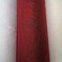 Christmas decoration fabric Santa with lurex white-silver
