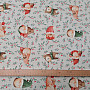 Christmas decorative fabric Elves and deer