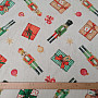 Nutcracker Christmas decorative fabric