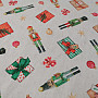 Nutcracker Christmas decorative fabric