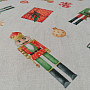 Nutcracker Christmas decorative fabric