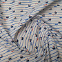 Cotton fabric Tazio boats - lines
