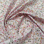 Cotton fabric Zalia flowers pink