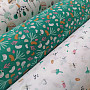 Cotton fabric Forest Fairy Jaelle turquoise