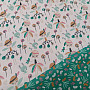 Cotton fabric Forest Fairy Jaelle turquoise