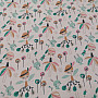 Cotton fabric Forest Fairy Jaelle turquoise