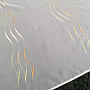 Finished curtain Gerster Stripes orange-green 310x175 cm