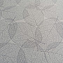 Decorative fabric BLACK OUT Gray leaves