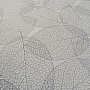 Decorative fabric BLACK OUT Gray leaves