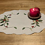 Embroidered Christmas tablecloth Cesmín