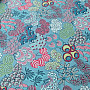 Cotton fabric FUSAIN BLUE