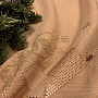 Embroidered salmon tablecloths and shawls