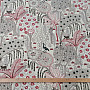 Cotton fabric JUNGLE beige