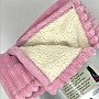 microfiber blanket EXTRA SOFT SHEEP corduroy - pink