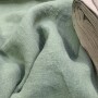 Linen fabric - green KHAKI