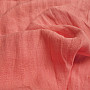 Linen fabric - pink CORAL