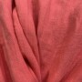 Linen fabric - pink CORAL