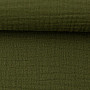 Cotton fabric GAUZE khaki