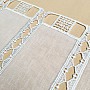 Luxurious embroidered curtain GERSTER on stained glass 11756/030/0010 cream