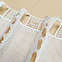 Luxurious embroidered curtain GERSTER on stained glass 11756/030/0010 cream