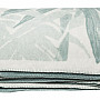 Cotton blanket BAMBOO green leaves 2218/51