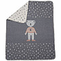 Children's blanket JUWEL 7132/90 gray 70x90