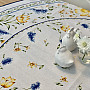 SPRING FLOWERS tablecloth and circle