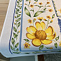 SPRING FLOWERS tablecloth and circle