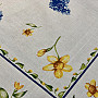 SPRING FLOWERS tablecloth and circle