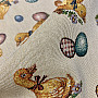 Gobelin tablecloth and scarves Easter YELLOW BURNS