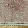 Old pink tablecloth with lace 70x70