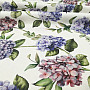 Decorative fabric Hydrangea blue