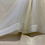 Finished voile curtain 11101 cream h. 50 cm