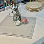 Linen tablecloth - set 130x150 50x50