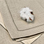 Linen tablecloth - set 130x150 50x50