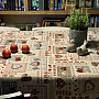 Tapestry tablecloth and scarf SRDCE NATUR II