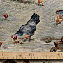 BACKYARD HEN tapestry fabric